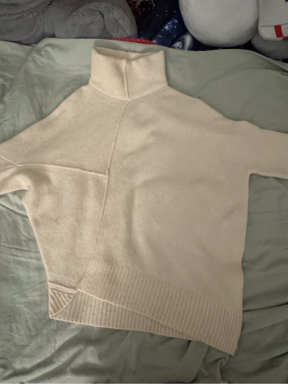 ALLSAINTS Lock Roll Neck Asymmetric Jumper AUTHENTIC BOUTIQUE RETAIL VERSION - Picture 3 of 15